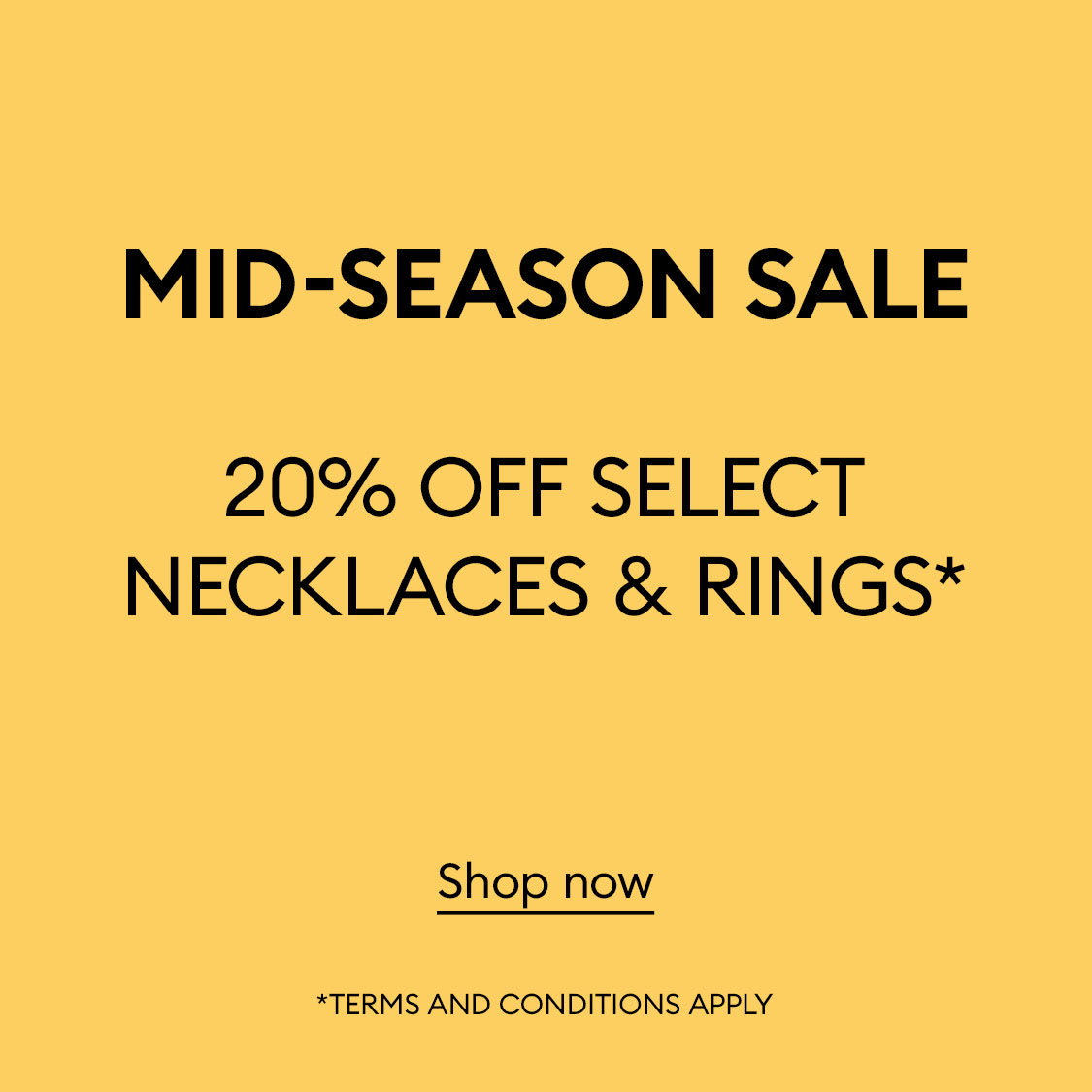 Swarovski mid-season sale 20% off select styles*