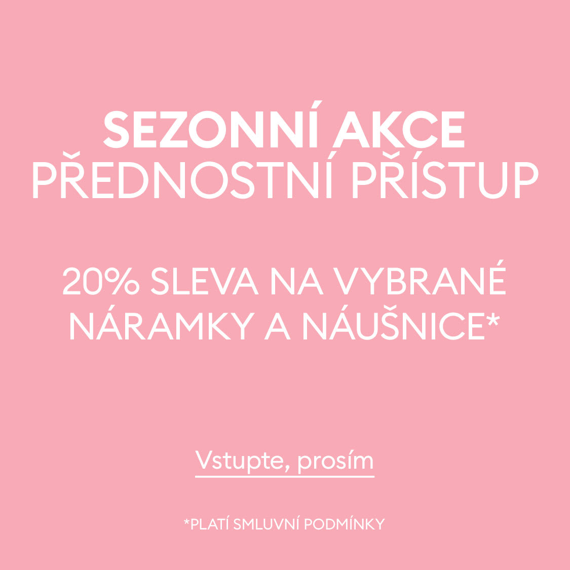 Přednostní přístup k sezonní akci Swarovski