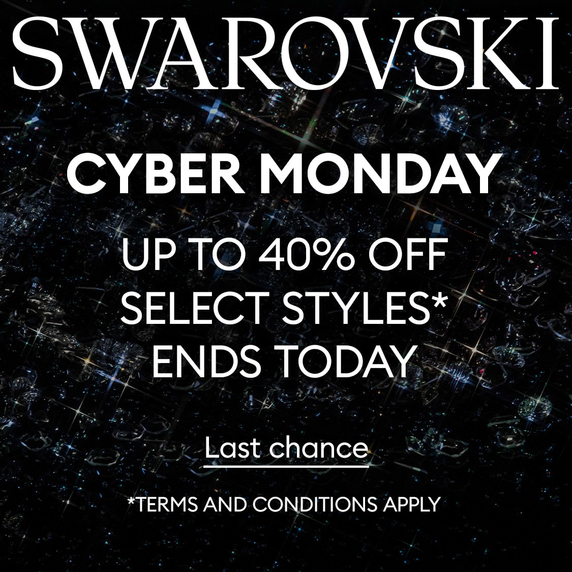 Up to 40% off select styles*