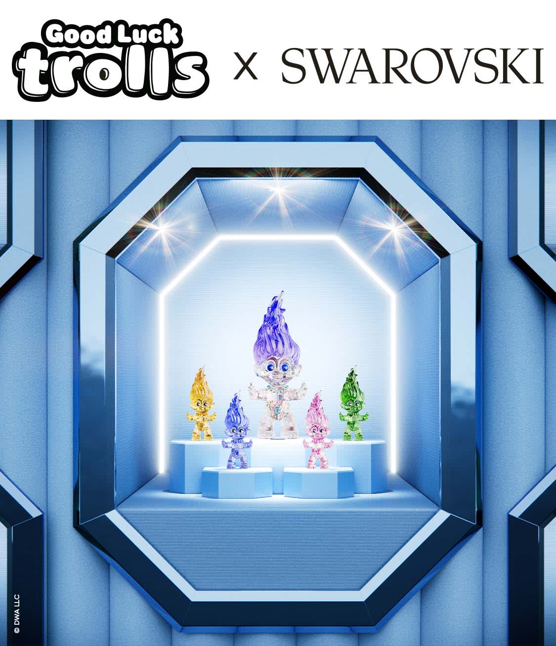 Kolekce Good Luck Trolls x Swarovski