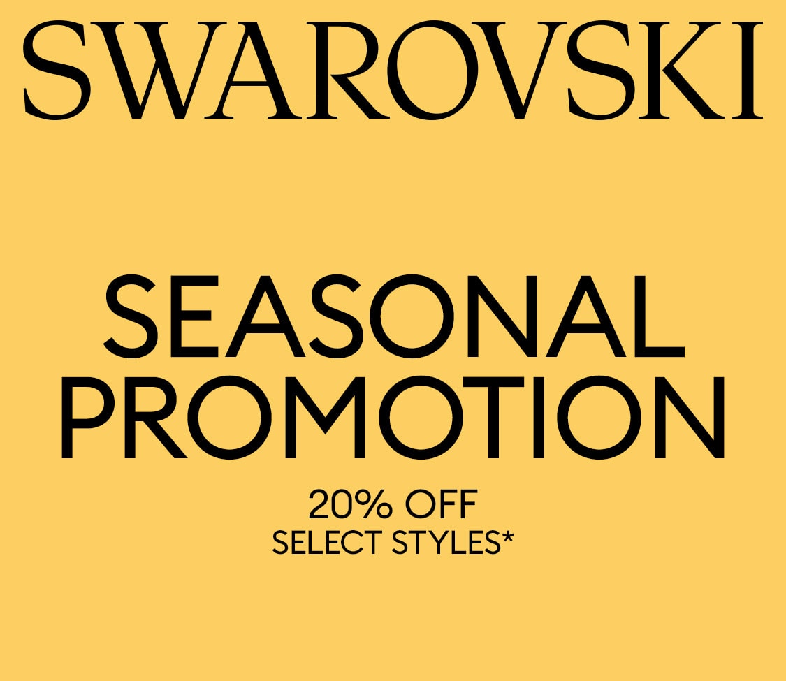 20% off select styles*
