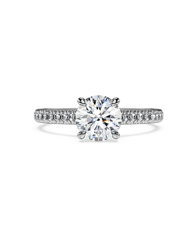 Eternity ring in white gold