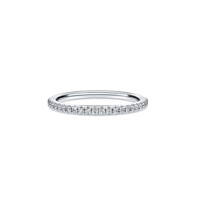 Eternity band ring, Laboratory grown diamonds 0.2 ct tw, 14K white gold