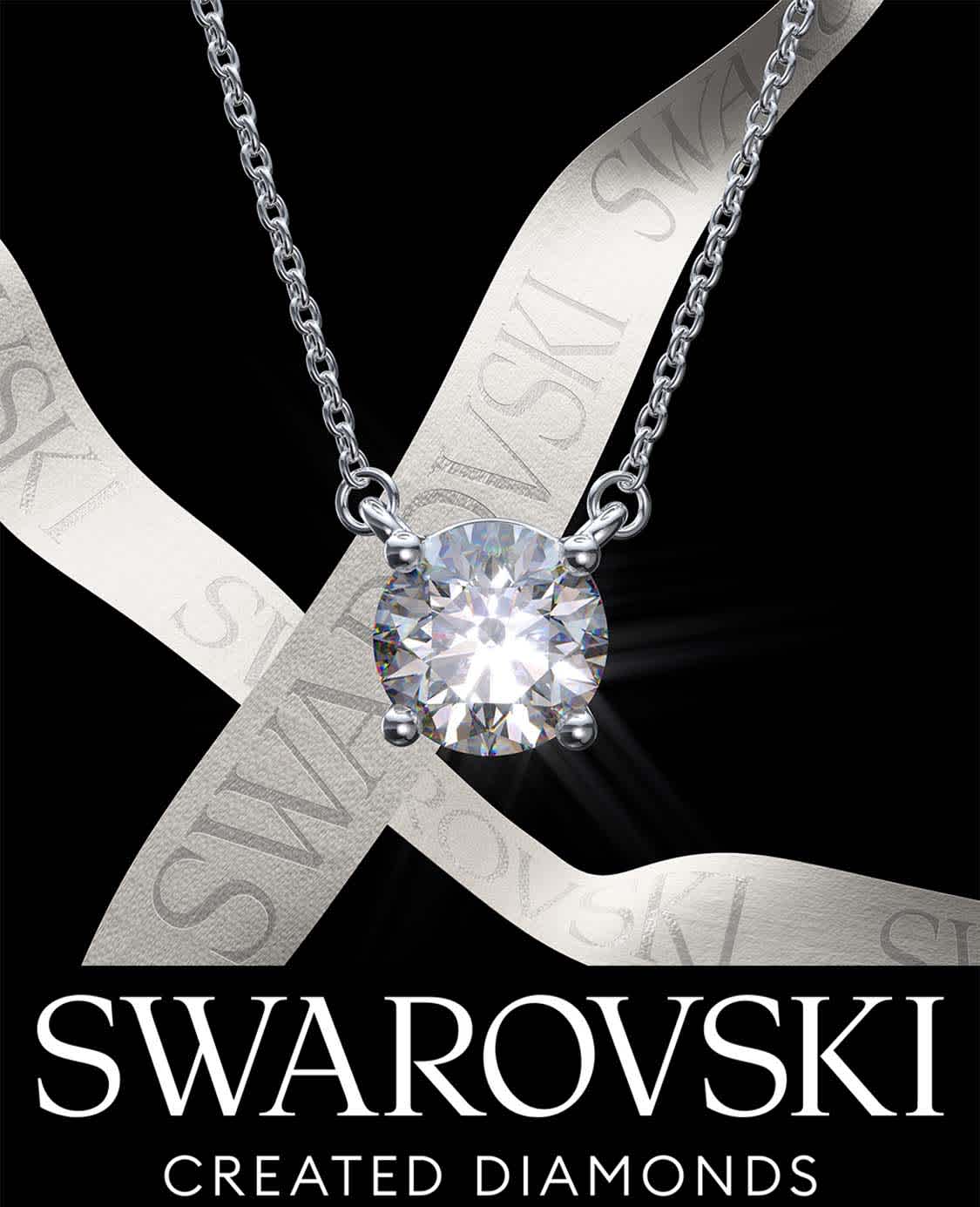 Swarovski Created Diamonds Eternity Pendant