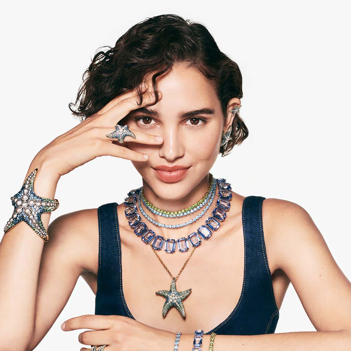 Swarovski Idyllia jewelry with Matrix and Millenia