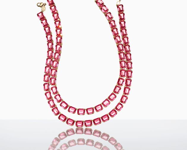 Pink Millenia necklaces