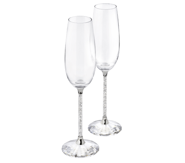 Crystalline Toasting Flutes (Set of 2)
