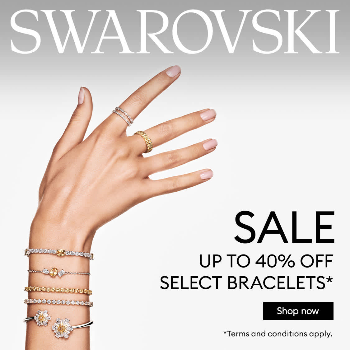 Up to 40% off select styles*