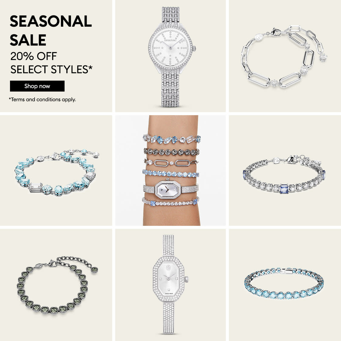 Watches and bracelets on sale