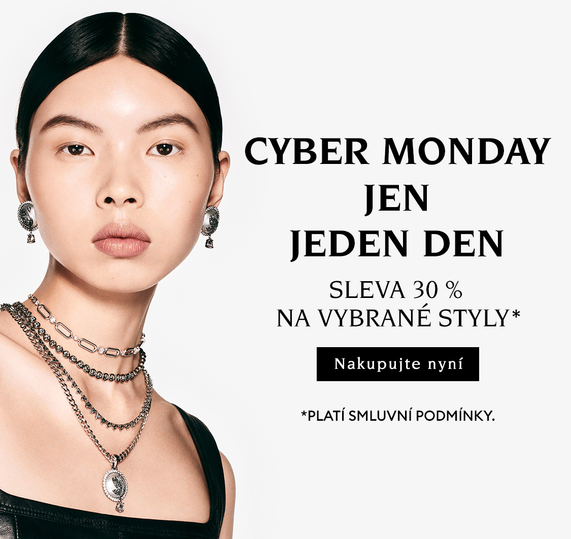 Cyber Monday u Swarovski se slevou 30 % na vybrané styly*