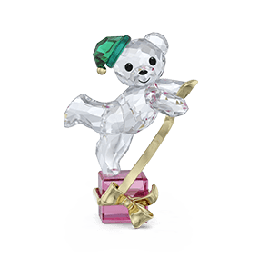 Kris Bear Holiday Annual Edition 2024 standing on gift