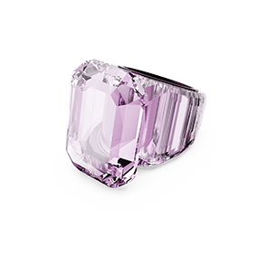 Lucent cocktail ring, Octagon cut, Pink