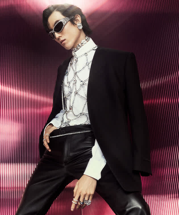 Model wearing Swarovski Lucent