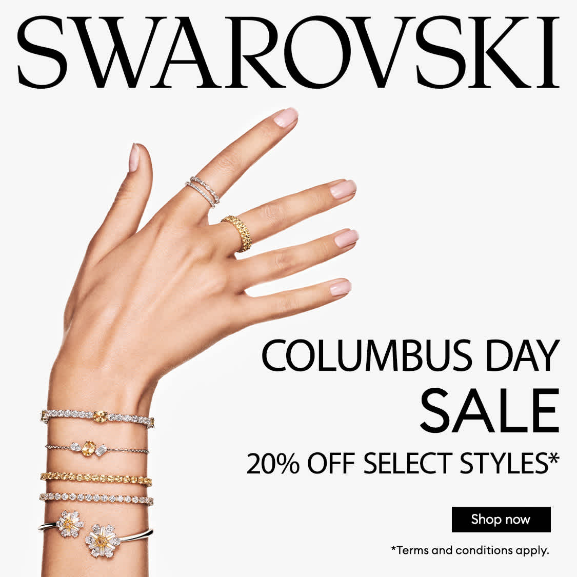 Swarovski Columbus Day Sale