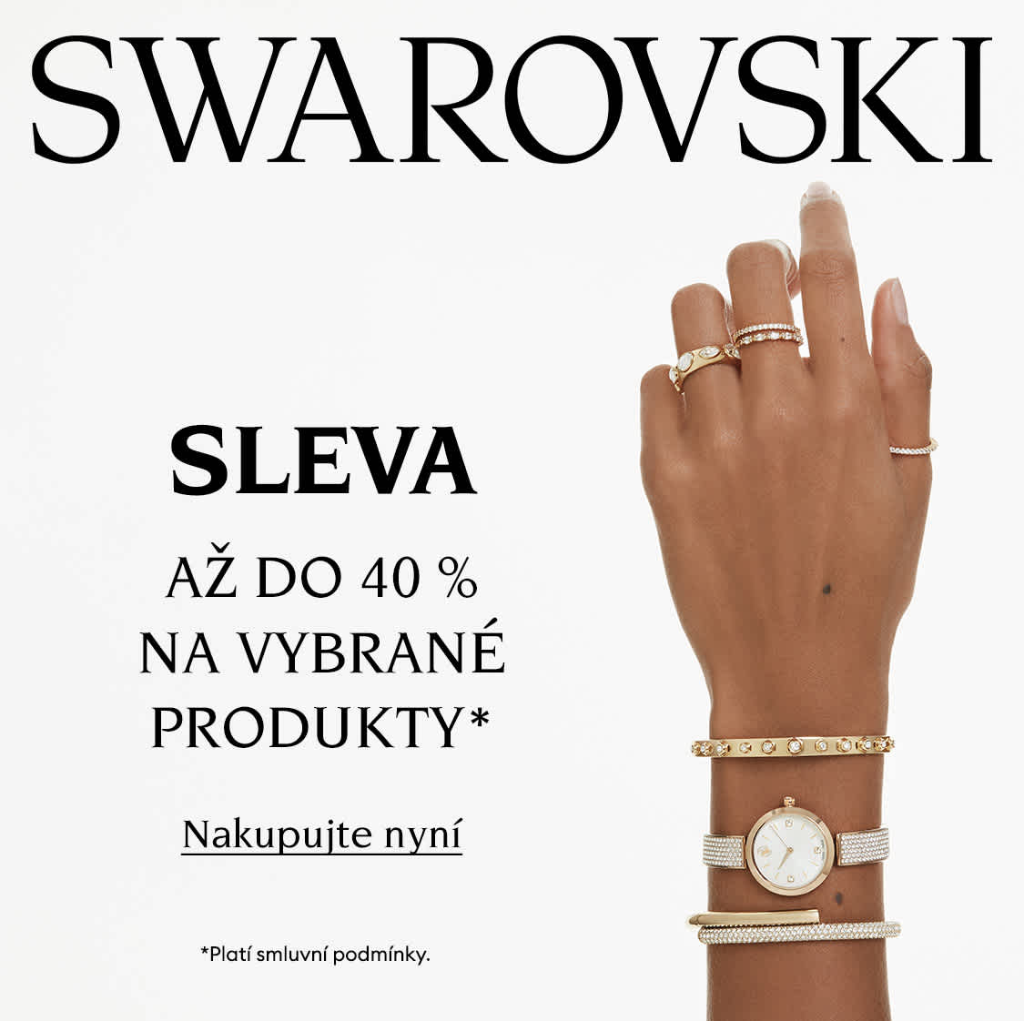 Slevy u Swarovski až do 40 % na vybrané styly*
