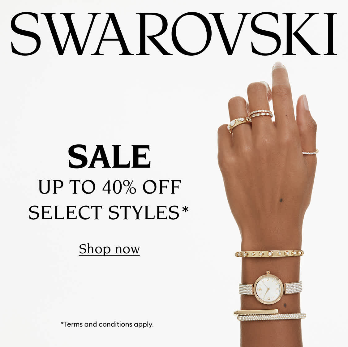 Swarovski Sale, up to 40% off select styles*