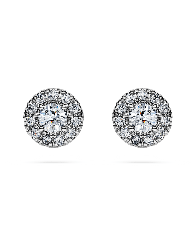 Eternity stud earrings