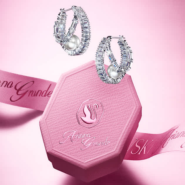 Ariana Grande x Swarovski Capsule earrings