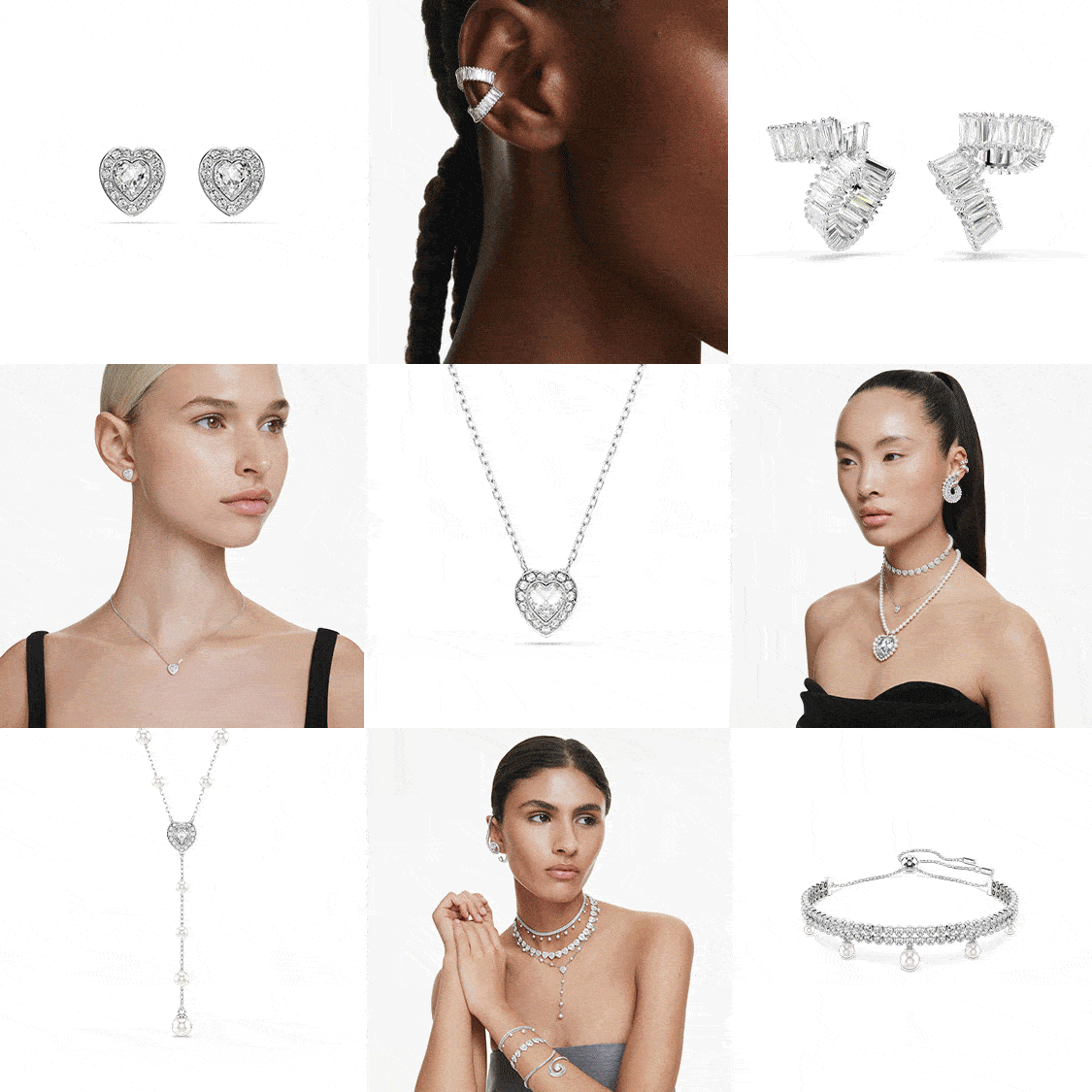 Biżuteria z kolekcji Ariana Grande x Swarovski Capsule