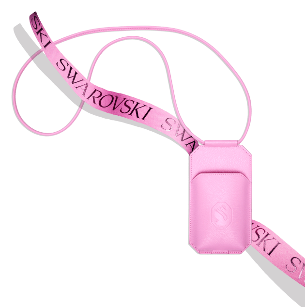 Swarovski phone case in pink