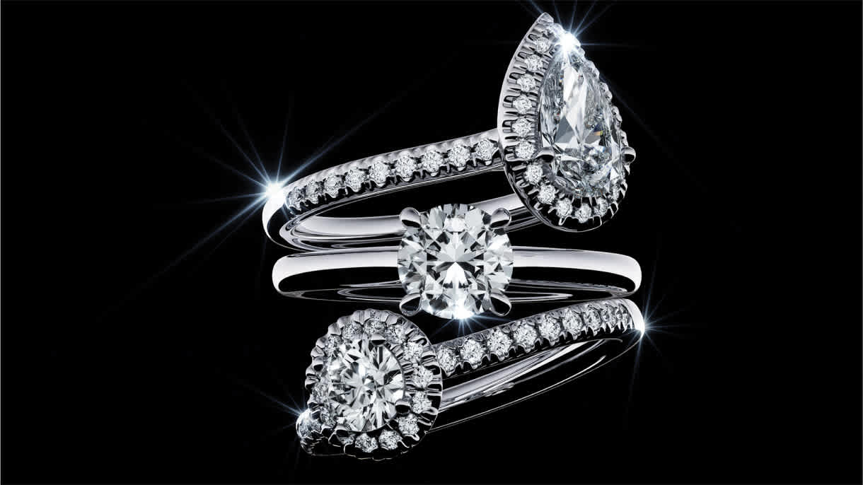 Swarovski Created Diamonds rings