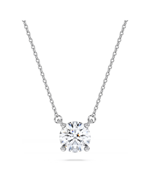 Eternity solitaire pendant