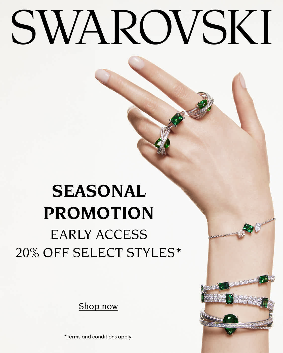 Swarovski seasonal promotion
