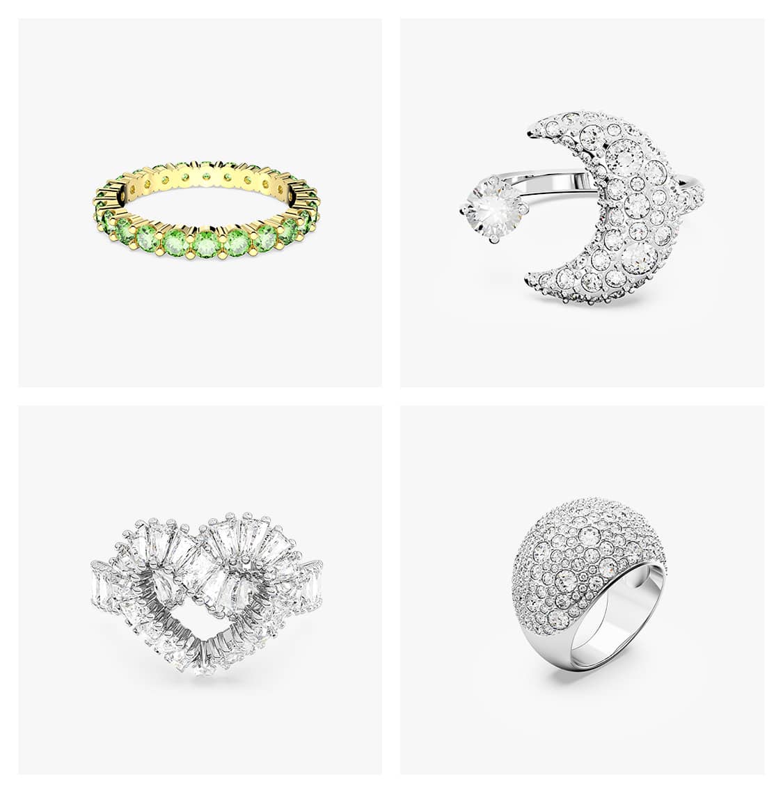 Prsteny ve slevové akci u Swarovski: Objevte slevy až 40 % na vybrané produkty*
