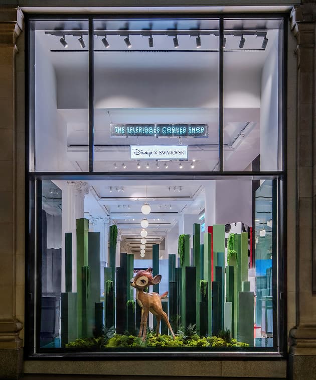 Disney x Swarovski at Selfridges holiday display