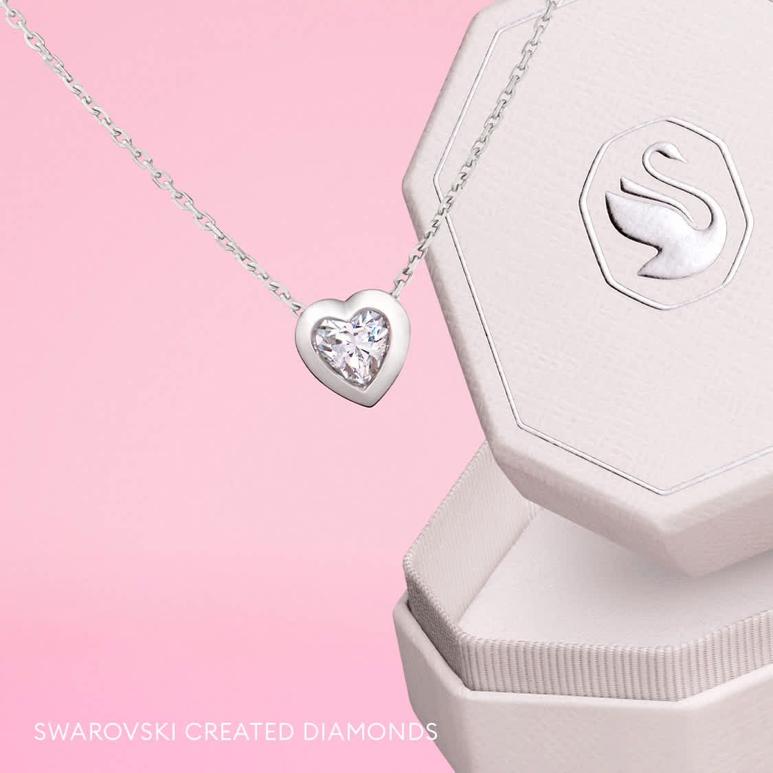 Swarovski Created Diamonds Eternity pendant
