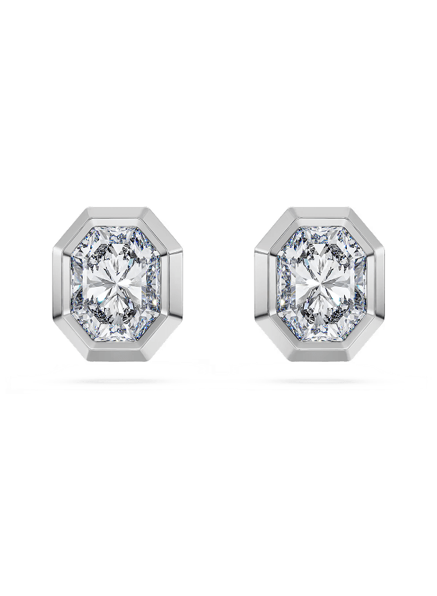 Octagon stud earrings