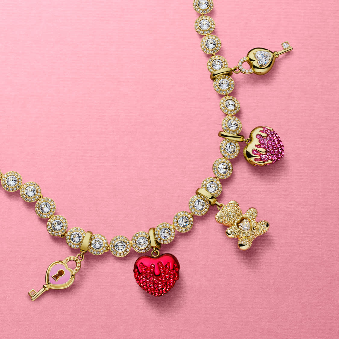Una Angelic necklace with charms