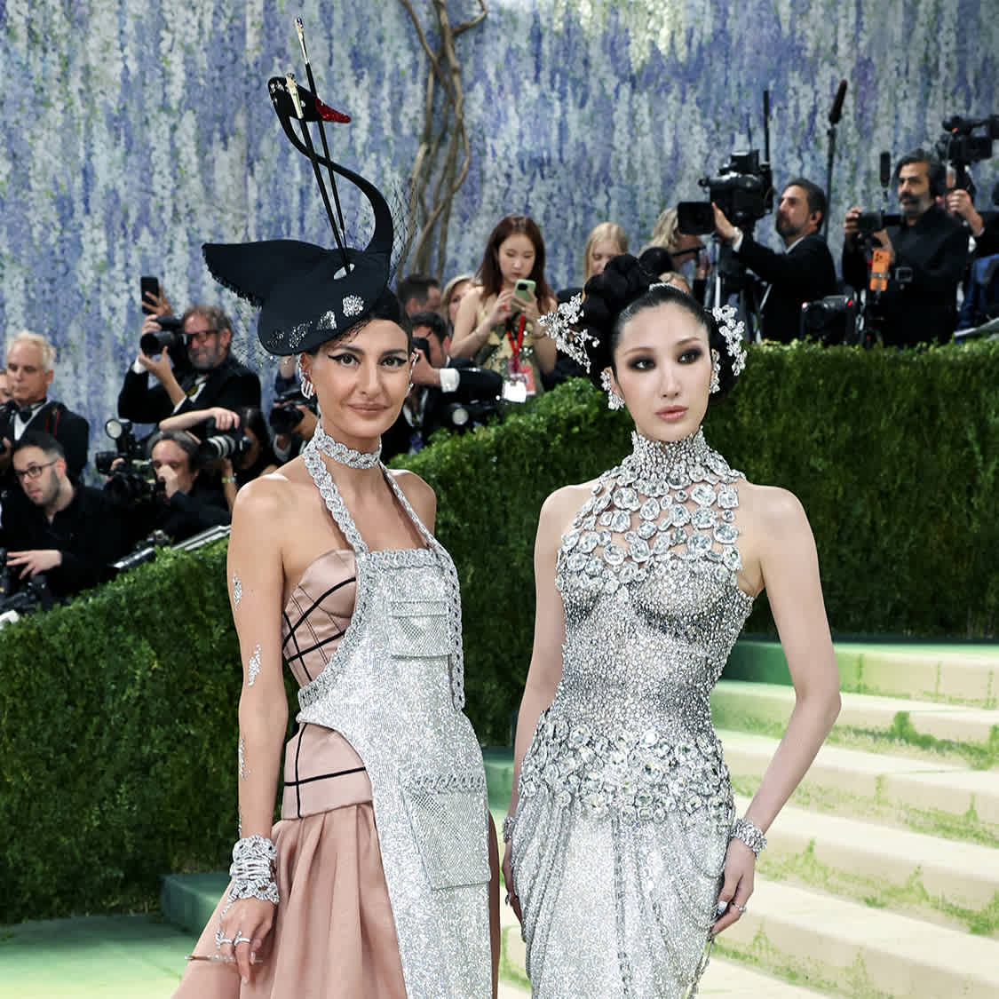 Giovanna Engelbert and EJAE at the Met Gala
