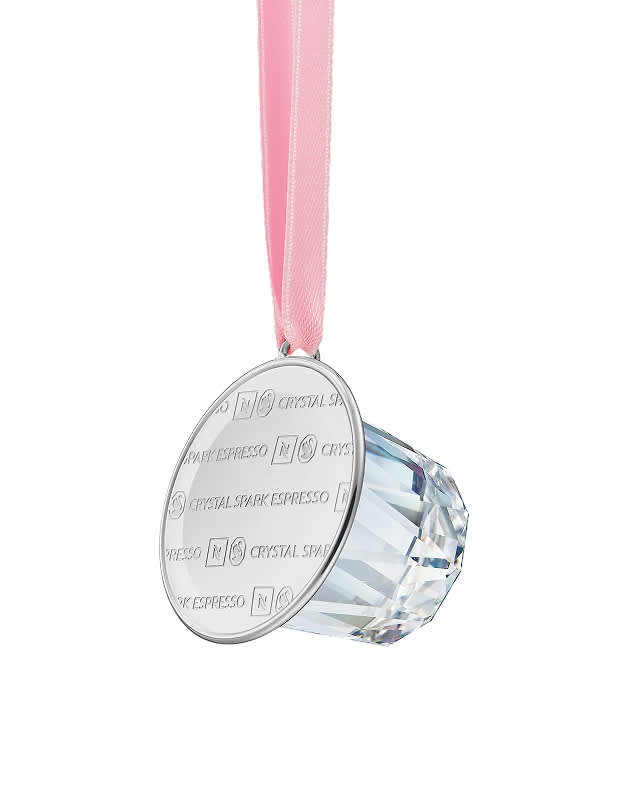 Nespresso x Swarovski Świąteczna ozdoba z kryształu, Kapsułka Original