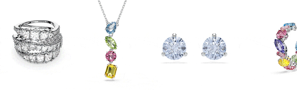 Selection of Swarovski jewellery