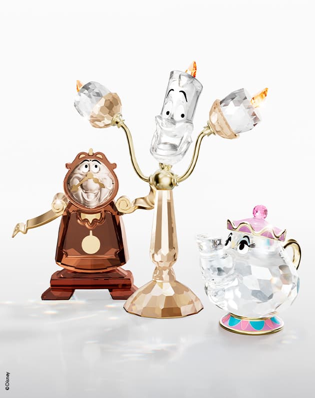 Figurky Cogsworth, Lumière a Mrs. Potts z kolekce Disney Beauty and the Beast