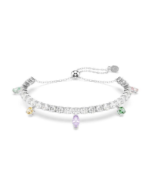 Bransoletka Ariana Grande x Swarovski, Szlify różnorodne, Różnokolorowa, Powłoka z rodu