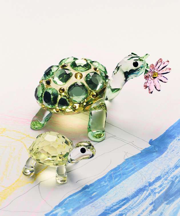 Figurki Idyllia Żółw na dziecięcym rysunku
