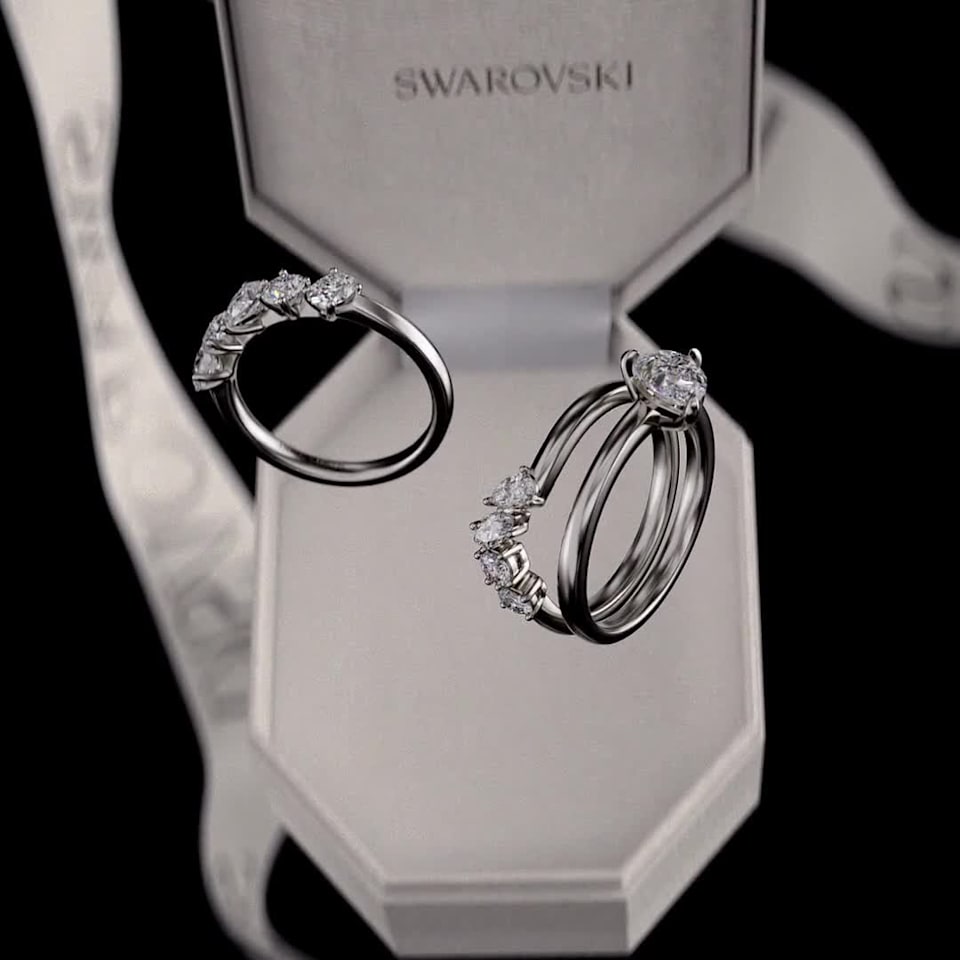 Swarovski sale laser ring