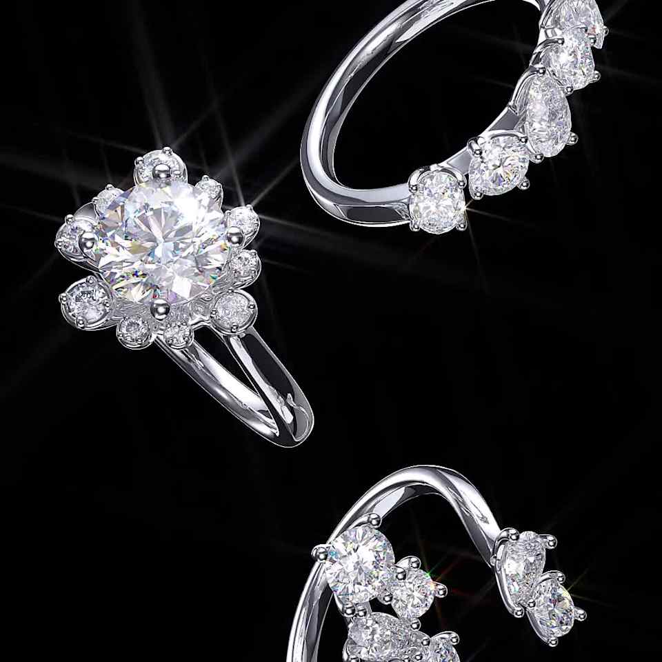 Swarovski synthetic diamonds best sale