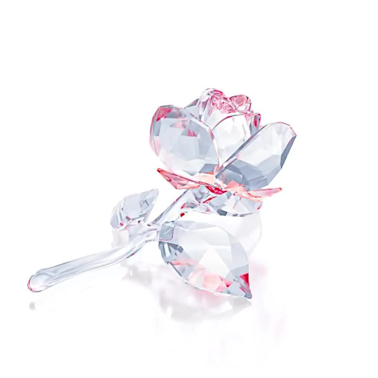 Rosa floreciendo, roja | Swarovski