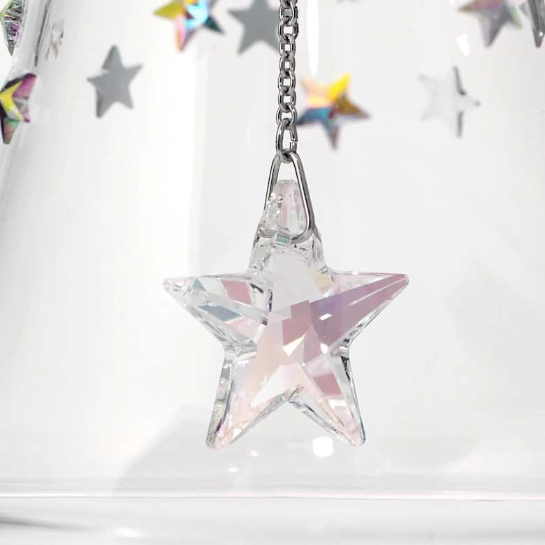 Bell Ornament, Star, small | Swarovski