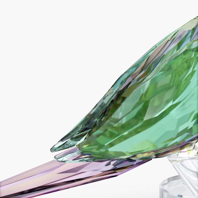 Jungle Beats Parakeet Couple Fife & Fifer | Swarovski