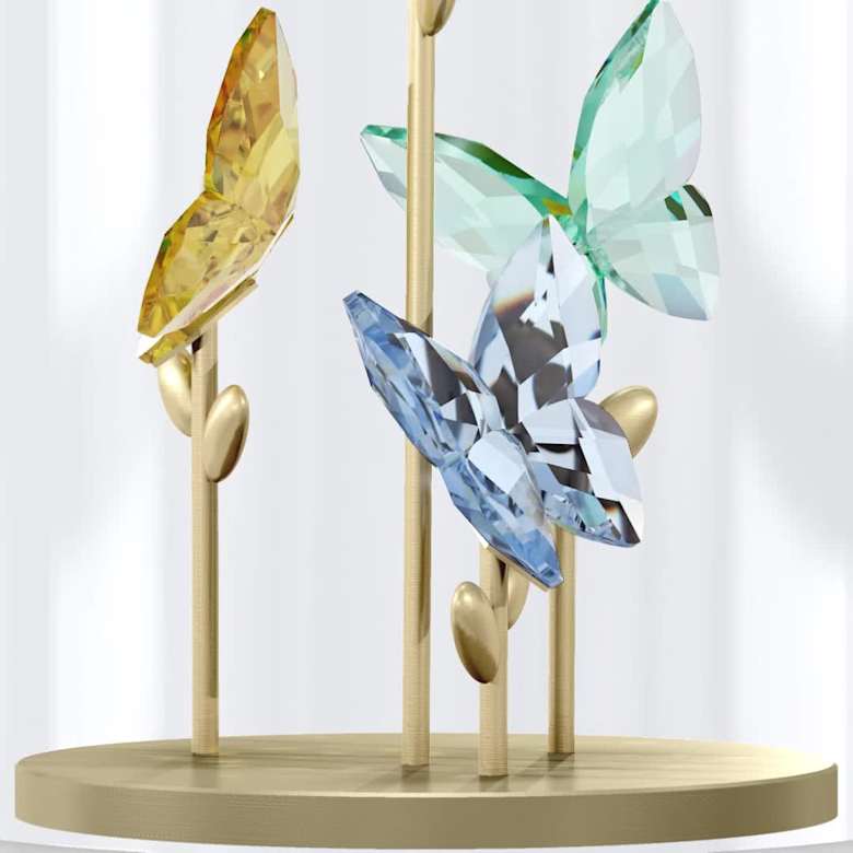 Jungle Beats Butterfly Bell Jar | Swarovski