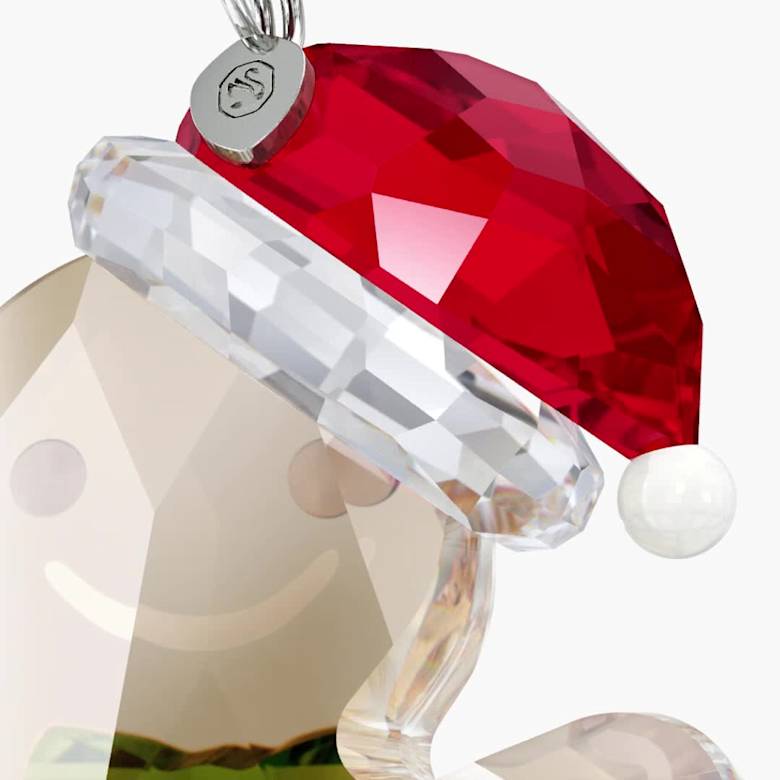 Holiday Cheers ジンジャーブレッドマンオーナメント | Swarovski