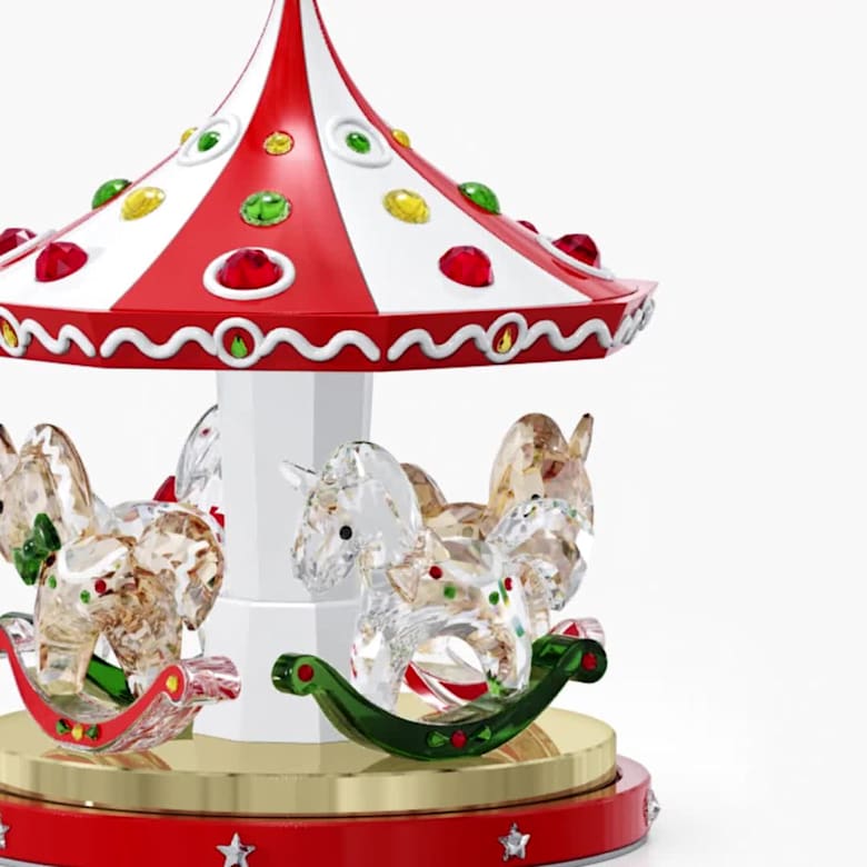 Holiday Cheers Carousel | Swarovski