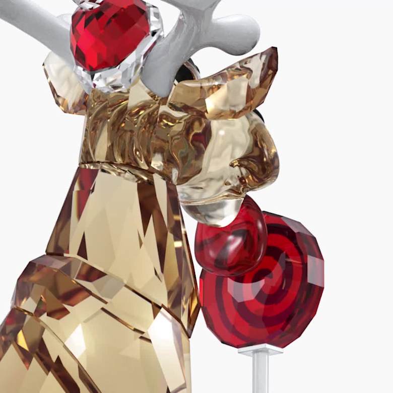 Holiday Cheers Dulcis Reindeer | Swarovski
