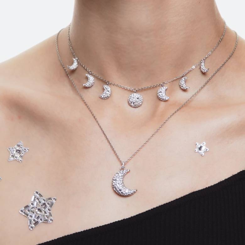 スワロフスキー　4点セット ボディージュエル, セット(4), 星, ホワイト | Swarovski