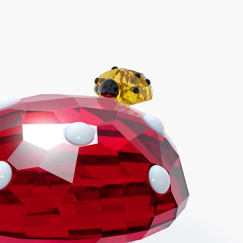 Idyllia Mushroom and Ladybugs | Swarovski