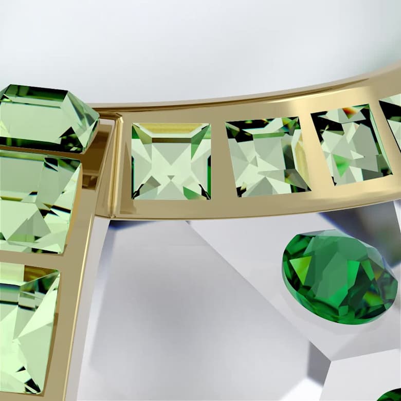 Holiday Cheers dulcis Snowman, Green | Swarovski